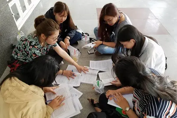 Các thành viên cùng thảo luận để đưa ra quyết định khi ở ghép đông người