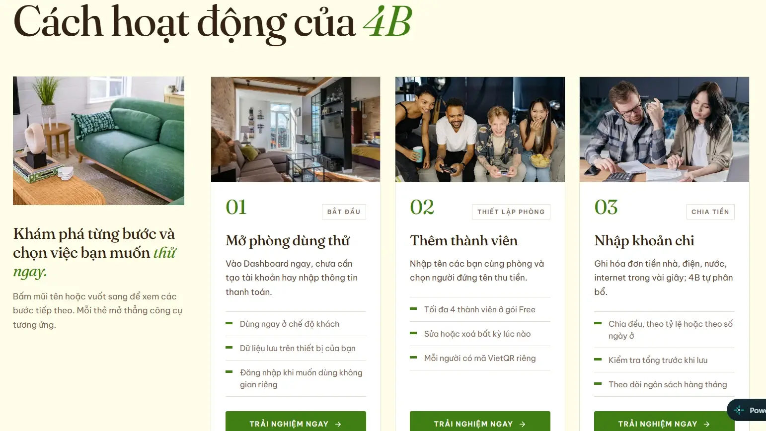 Cách sử dụng 4B